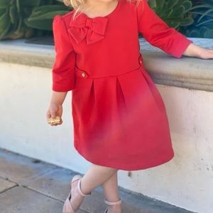 Red Janie and Jack holiday Christmas dress